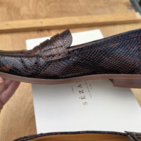Sezane André Python Loafers - Picture 13 of 16